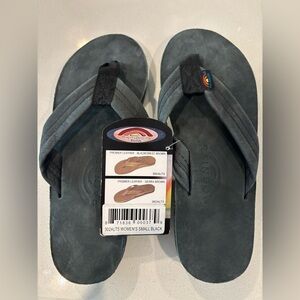 Rainbow Women’s Black Flip Flops